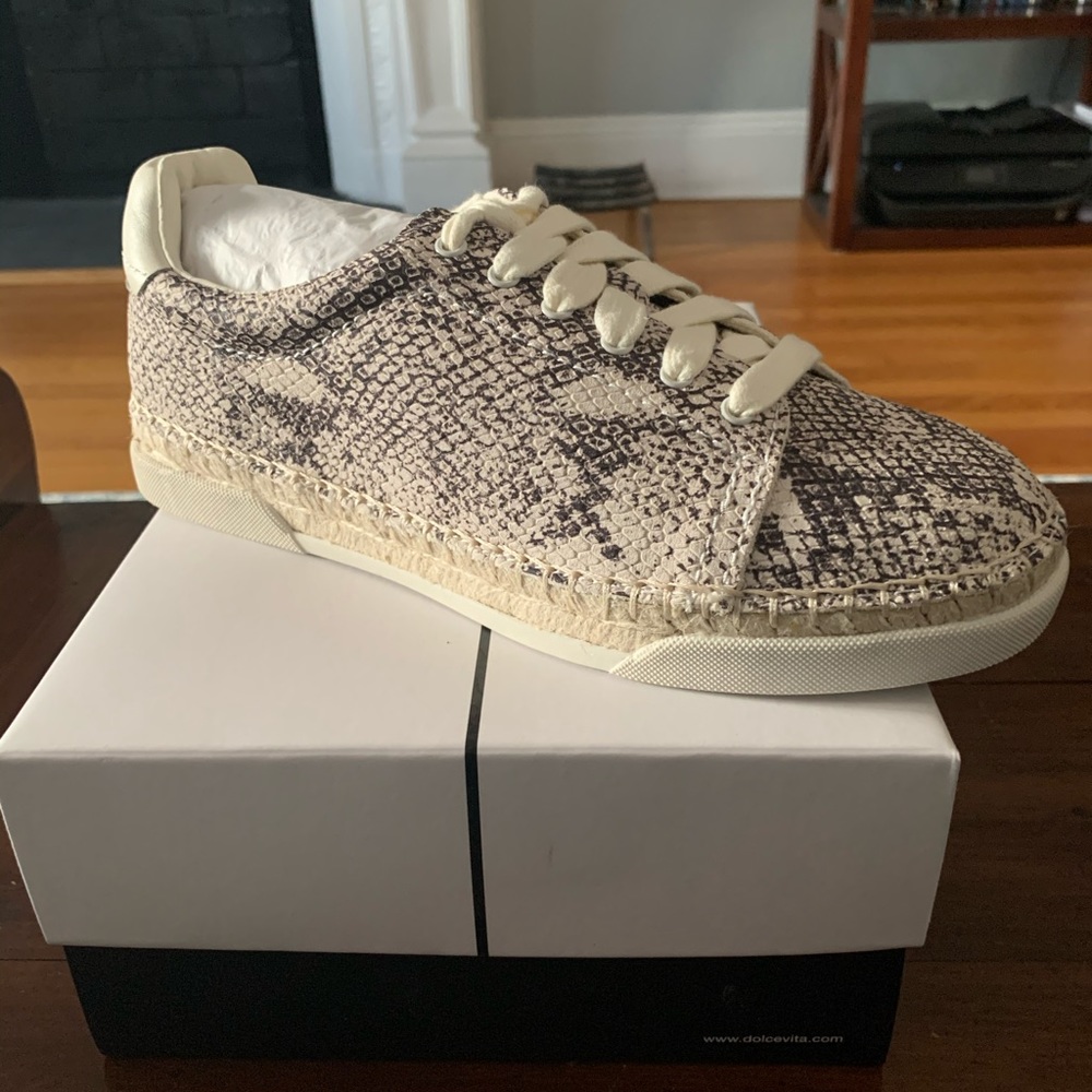 Dolce vita snakeskin sneakers